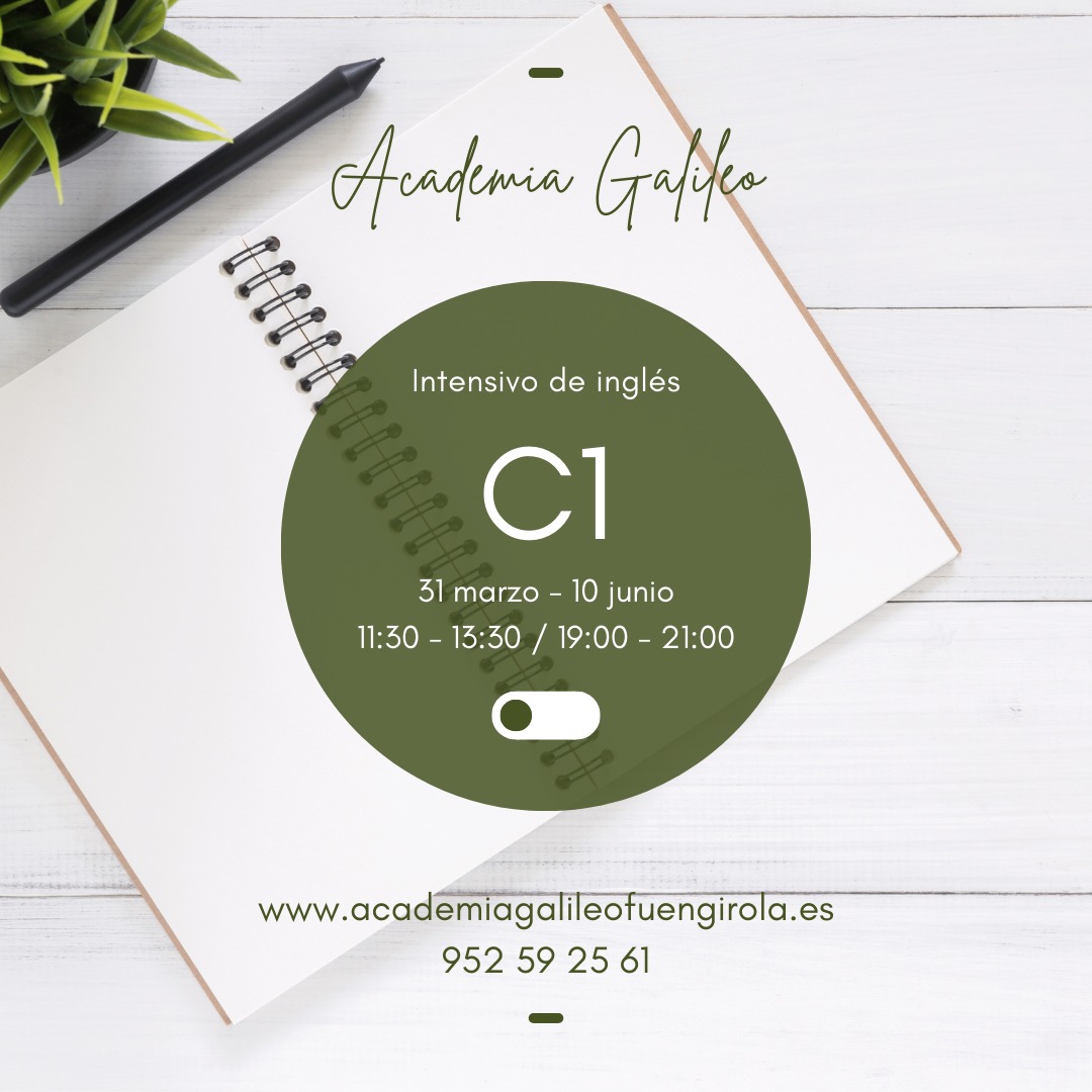 curso intensivo de inglés nivel C1